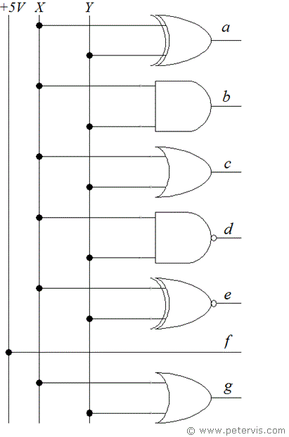 7 Segment Decoder Circuit Diagram 5899